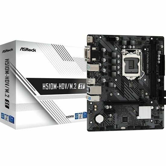 Moederbord ASRock H510M-HDV/M.2 SE Intel H470 LGA 1200 LGA 1700 1