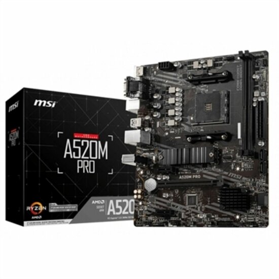 Moederbord MSI A520M PRO mATX AM4 1