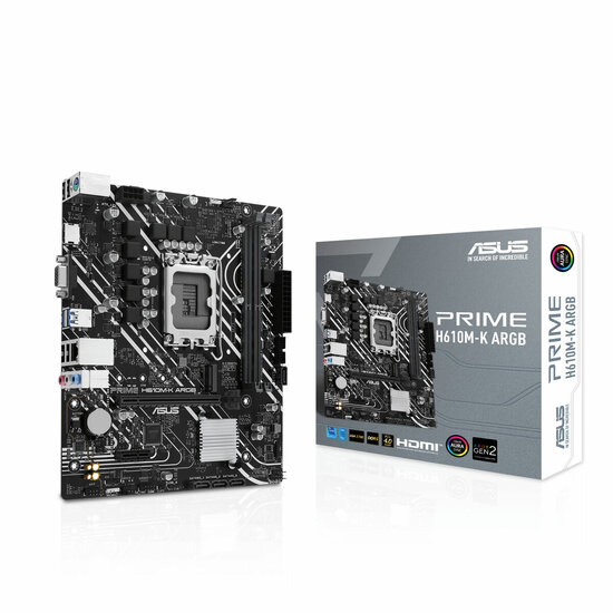 Moederbord Asus  H610M-K ARGB LGA 1700 1