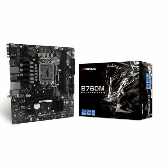 Moederbord Biostar B760MX2-E D4 Intel B760 LGA 1700 1