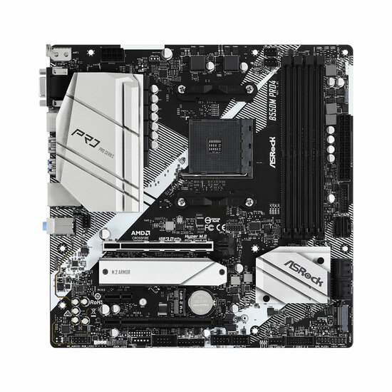 Moederbord ASRock B550M Pro4 AMD B550 AMD AM4 2