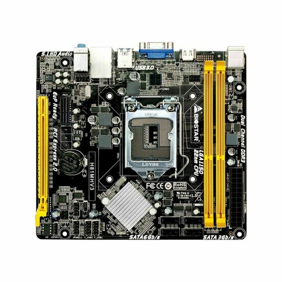 Moederbord Biostar H81MHV3 3.0 H81 Intel H81 LGA 1150 2