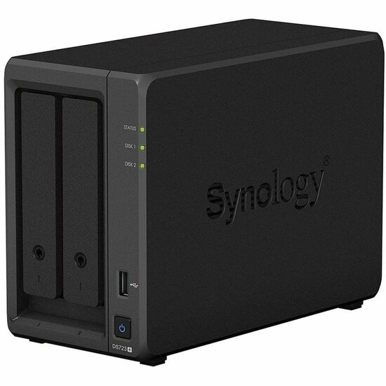 Netwerkopslag NAS Synology DS723+ Zwart AM4 Socket: AMD Ryzen&trade; AMD Ryzen R1600 2