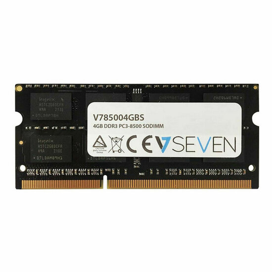 RAM geheugen V7 V785004GBS           4 GB DDR3 1