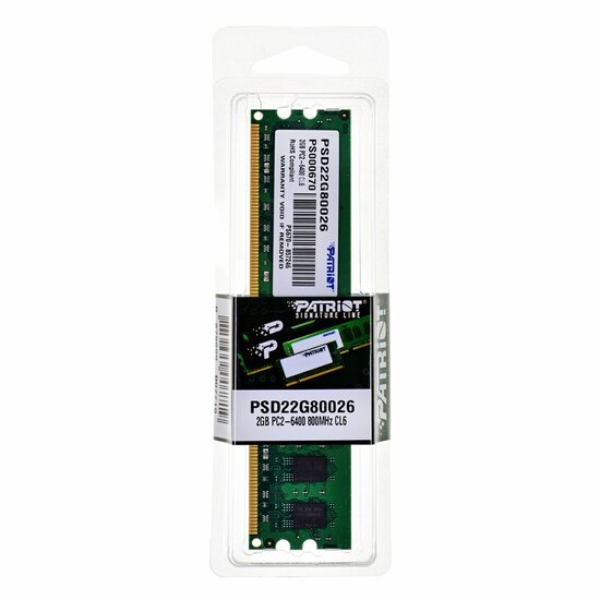 RAM geheugen Patriot Memory PC2-6400 CL6 1