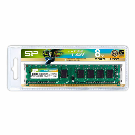 RAM geheugen Silicon Power SP008GLLTU160N02 DDR3L CL11 8 GB 1