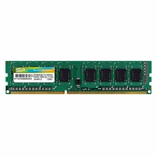 RAM geheugen Silicon Power SP008GBLTU160N02 DDR3 240-pin DIMM 8 GB 1600 Mhz 8 GB 1600 mHz CL11 3