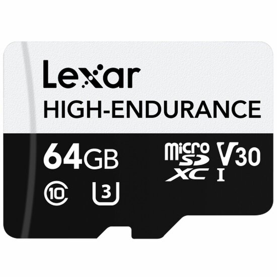 Micro SD kaart Lexar High-Endurance 64 GB 1