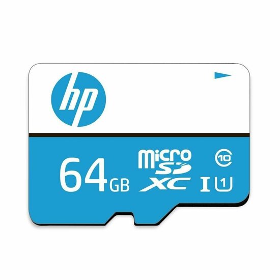 Micro SD kaart met adapter HP HP-MSDCWAU1-64GB 16 GB 64 GB Klasse 10 100 Mb/s 1