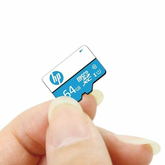 Micro SD kaart met adapter HP HP-MSDCWAU1-64GB 16 GB 64 GB Klasse 10 100 Mb/s 3