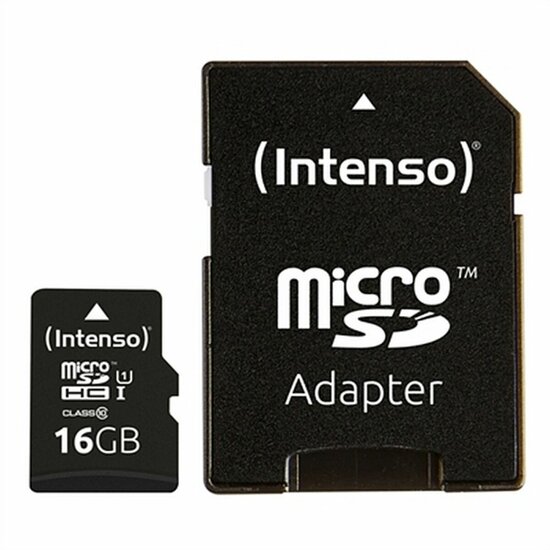 Micro SD kaart met adapter INTENSO 34234 UHS-I Premium 1