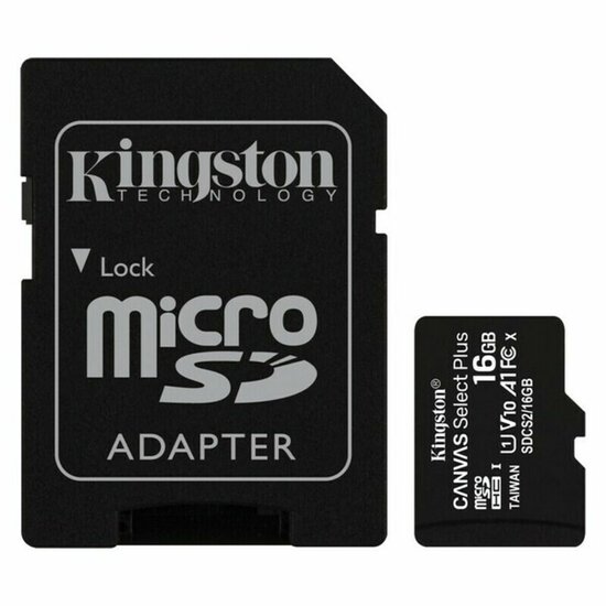 Micro SD kaart met adapter Kingston SDCS2 100 MB/s exFAT 3