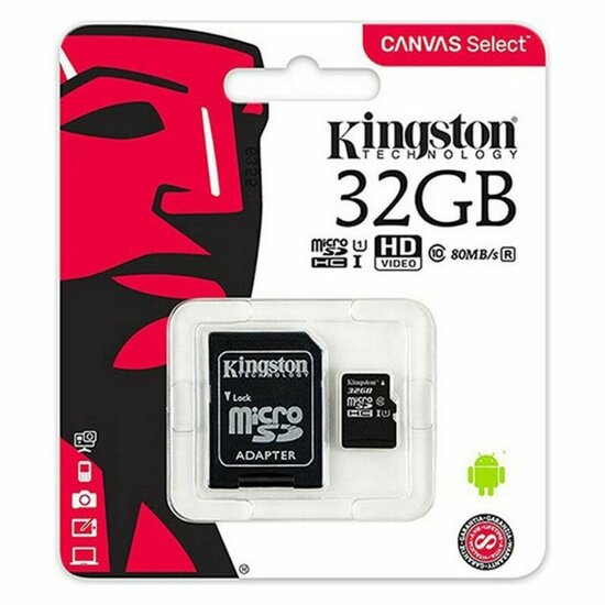 Micro SD kaart met adapter Kingston SDCS2 100 MB/s exFAT 7