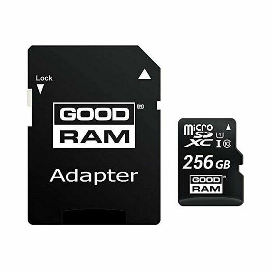 Micro SD kaart GoodRam M1AA-2560R12 Zwart 256 GB 1