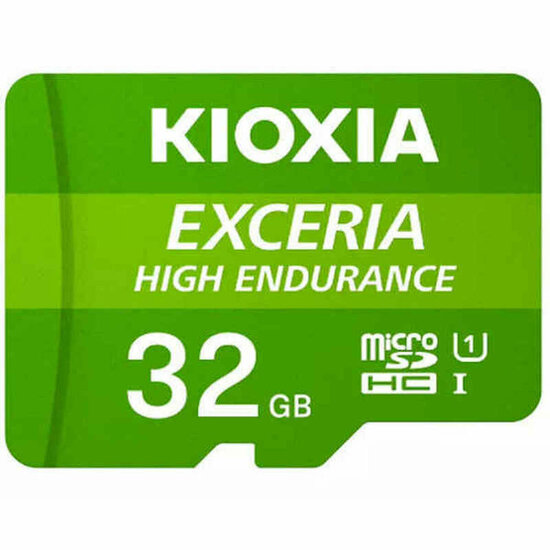 Micro SD kaart met adapter Kioxia Exceria High Endurance Klasse 10 UHS-I U3 Groen 1