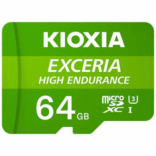 Micro SD kaart met adapter Kioxia Exceria High Endurance Klasse 10 UHS-I U3 Groen 4