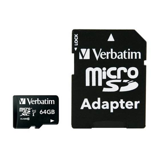 Micro SD kaart met adapter Verbatim 44084 1