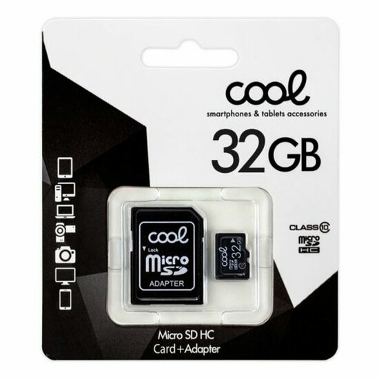 Micro SD kaart met adapter Cool 32 GB 2