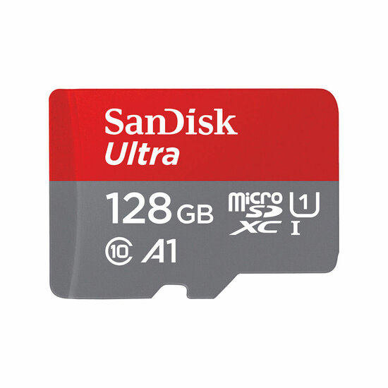 Micro SD kaart met adapter SanDisk Ultra microSD 128 GB 1