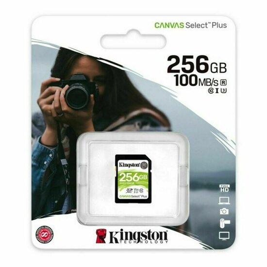 SD Geheugenkaart Kingston Canvas Select Plus 256 GB 4