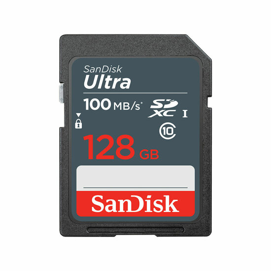 SDXC Geheugenkaart SanDisk Ultra 128 GB 1