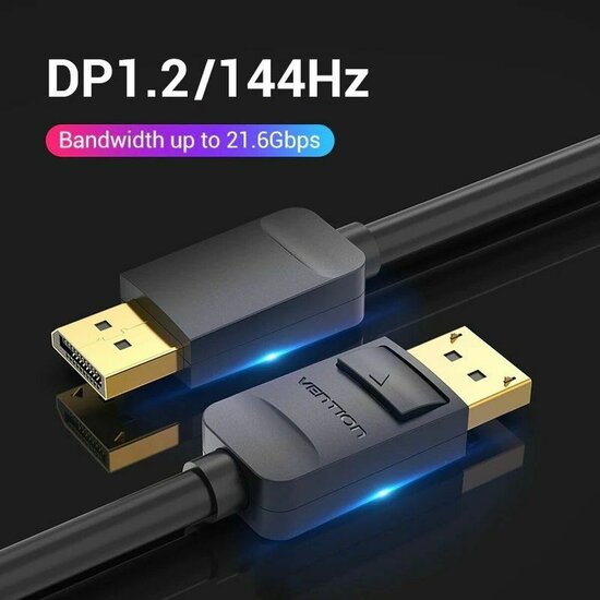 DisplayPort kabel Vention HACBI Zwart 3 m 3