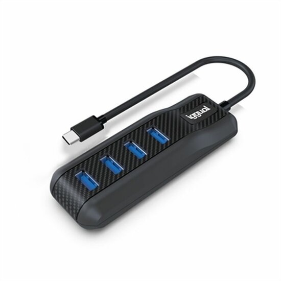 USB-HUB 4 Poorten iggual IGG317914 1