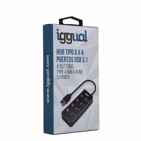 USB-HUB iggual IGG318478 4