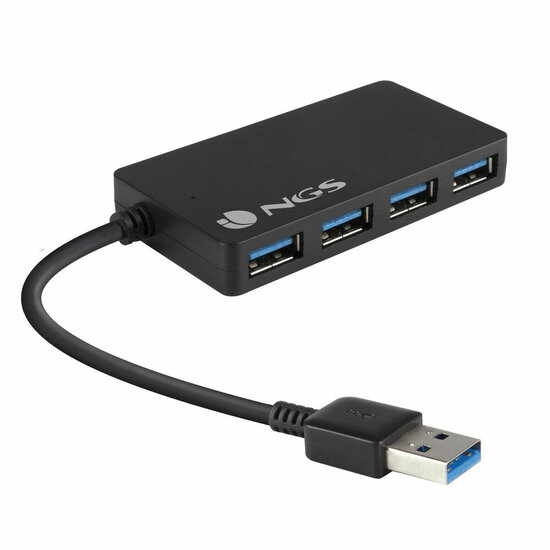 USB-HUB 4 Poorten NGS 244305 Zwart 1