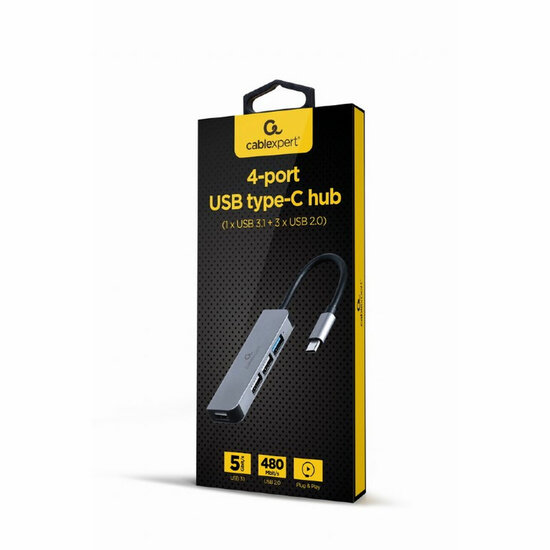 USB-HUB GEMBIRD UHB-CM-U3P1U2P3-01 2