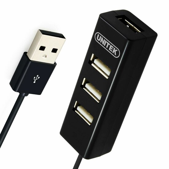 USB-HUB 3 Poorten Unitek Y-2140 Zwart 4