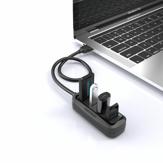 USB-HUB Vention VAS-J43-B015 Zwart (1 Stuks) 2