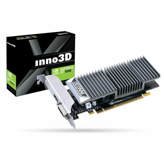 Videokaart INNO3D N1030-1SDV-E5BL 2 GB NVIDIA GeForce GT 1030 NVIDIA 2