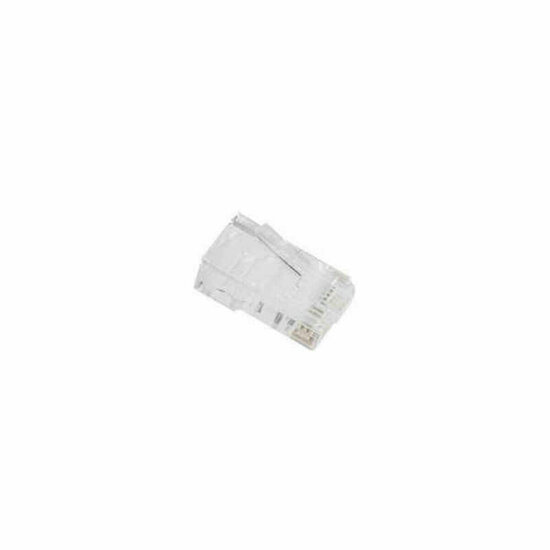 8P8C LAN CAT6 Connector Lanberg PLU-5000 Rood Transparant 100 Stuks 1