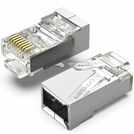 Connector RJ45 Vention IDAR0-50 Zilverkleurig 1