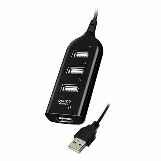 USB-HUB Vakoss TC-234UX Wit Zwart 1