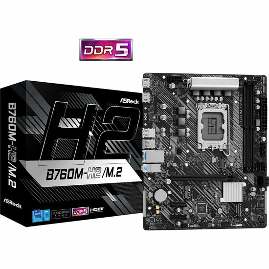 Moederbord ASRock B760M-H2/M.2 LGA 1700 Intel B760 1