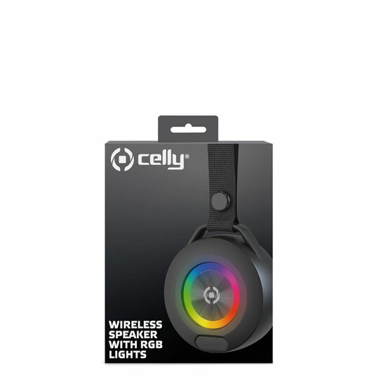 Celly LIGHTBEATBK Zwart Bluetooth luidspreker 2