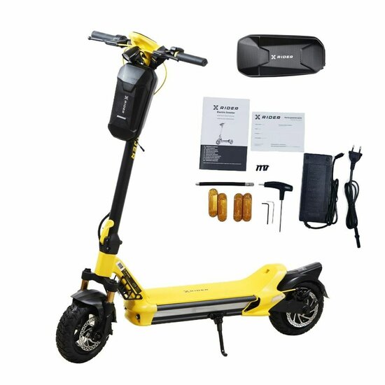 Elektrische Step Manta XRIDER MX10 MAX Geel Zwart 800 W 2