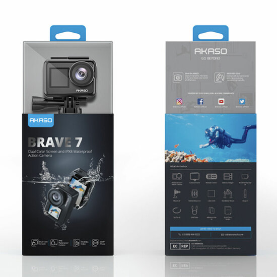 Action camera AKASO BRAVE 7 4