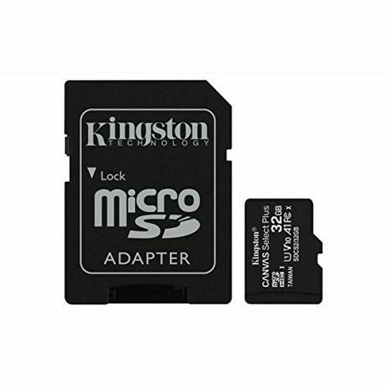 Micro SD kaart met adapter Kingston Canvas Select Plus 32 GB 1