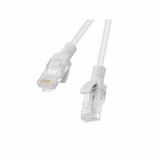 Cat6 UTP kabel Lanberg PCU6-10CC-0100-S Wit Grijs 1 m 1