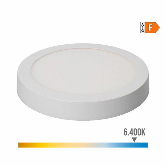 Plafondlamp EDM Aluminium Wit 20 W (6400 K) 2