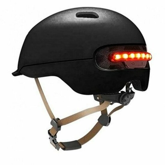 Helm voor Elektrische step Zwart LED Licht 1