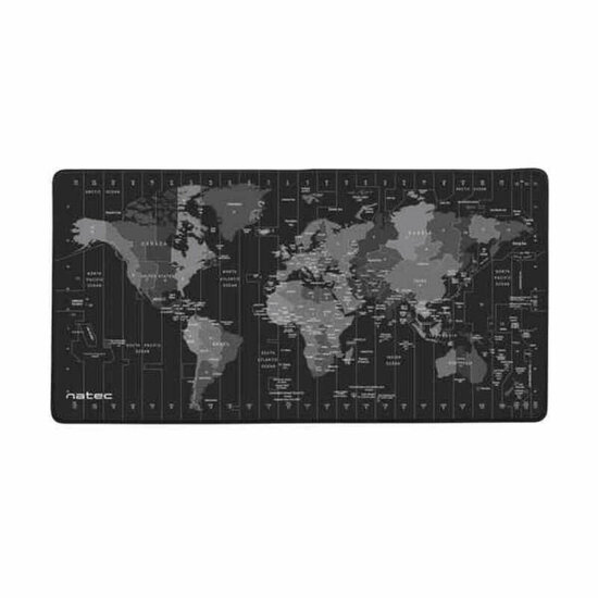 Gaming mat Natec Time Zone Map Maxi Zwart 1