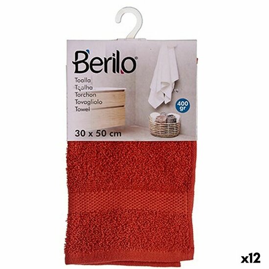 Badhanddoek Terracottakleur 30 x 50 cm (12 Stuks) 1