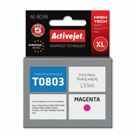 Originele inktcartridge Activejet AE-803N Magenta 1