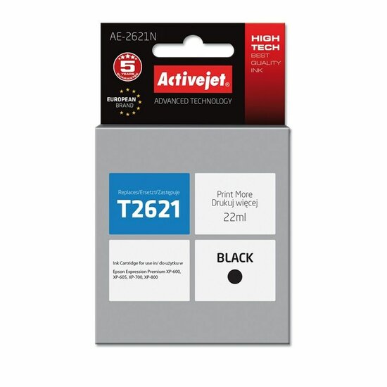 Originele inktcartridge Activejet AE-2621N Zwart 1