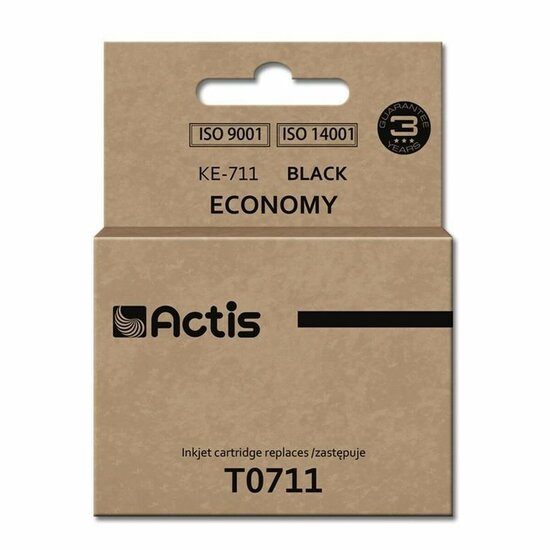 Originele inktcartridge Actis KE-711 Zwart 1