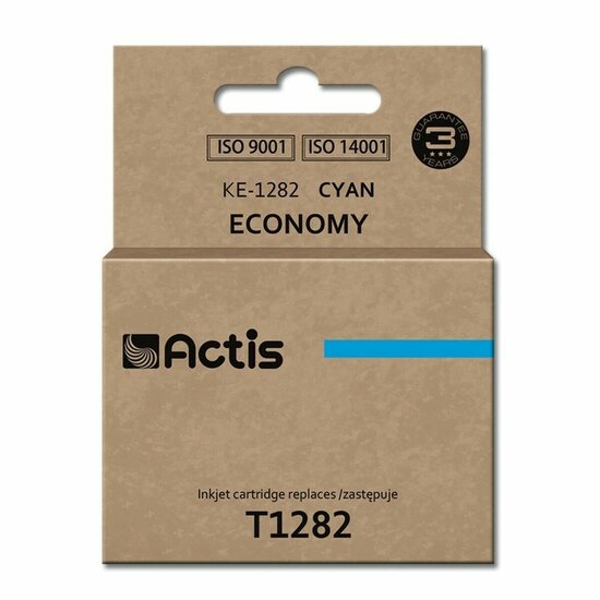 Originele inktcartridge Actis KE-1282 Zwart Cyaan 1